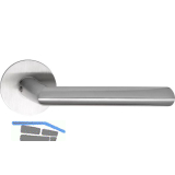 SOLIDO Dr�ckergarnitur GLASGOW - ohne Schl�sselrosette, rund, Edelstahl