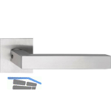 SOLIDO Dr�ckergarnitur MALM� - ohne Schl�sselrosette, eckig, Edelstahl
