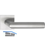 SOLIDO Dr�ckergarnitur VADUZ - ohne Schl�sselrosette, eckig, Edelstahl