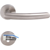 SOLIDO Dr�ckergarnitur HELSINKI DIN - auf Rosette BB, 38 - 45, Edelstahl matt