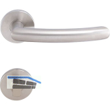 SOLIDO Dr�ckergarnitur HELSINKI DIN - auf Rosette WC, 38 - 45, Edelstahl matt