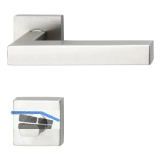 SOLIDO Dr�ckergarnitur MALM� DIN - auf Rosette WC, 38 - 45, Edelstahl matt