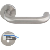 SOLIDO Dr�ckergarnitur TALIN DIN - auf Rosette BB, 38 - 45, Edelstahl matt