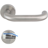 SOLIDO Dr�ckergarnitur TALIN DIN - auf Rosette WC, 38 - 45, Edelstahl matt