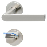 SOLIDO Dr�ckergarnitur DOVER DIN - auf Rosette WC, 38 - 45, Edelstahl matt