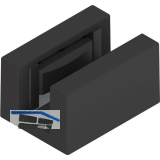 HELM Bodenf�hrung SmartGuide G spielfrei f�r Glas 8-12,76 mm schwarz matt