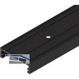 SOLIDO 100/HELM Befestigungsschiene WT Wandtasche auf Ma� schwarz matt