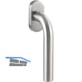 SOLIDO Fenstergriff DUBLIN, Vierkantstift 7x35 mm, Edelstahl matt