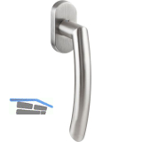 SOLIDO Fenstergriff HELSINKI, Vierkantstift 7x35 mm, Edelstahl matt