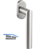 SOLIDO Fenstergriff VADUZ, Vierkantstift 7x35 mm, Edelstahl matt