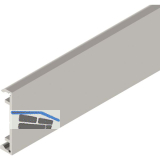 SOLIDO 100/HELM Klipsblende ME minimale Einbauh�he Edelstahl-Effekt L=6000 mm