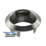 Profilzylinder - Zierring, Au�en - � 25 mm, H�he 10,5 mm, Edelstahl