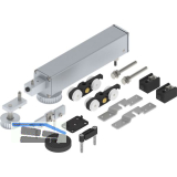 SOLIDO ECO Schiebet�rantriebset 1-flg. f�r Holzt�ren 80 kg