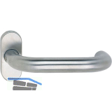 GRUNDMANN Dr�cker GEOS - auf Rosette, 1754 D8K, 8, silber eloxiert