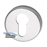 FH-Zylinderrosette PZ, GEOS m. Universaltr�ger "U", � 50, H:8, silber eloxiert