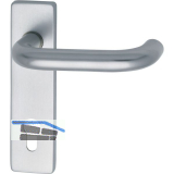 FH-Dr�ckergarnitur GEOS 1754/D52K auf Kurzschild PZ72, 65 - 75, silber eloxiert