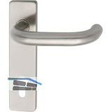 FH-Dr�ckergarnitur GEOS 1754/D52K - auf Kurzschild PZ88, 38 - 43, Edelstahl matt