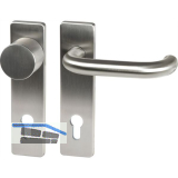 FH-Wechselgarnitur GEOS 1754/D52K mit Kurzschild PZ72, Edelstahl matt