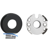 HEWI Dr�ckerrosetten innen 305.23R - Polyamid, tiefschwarz