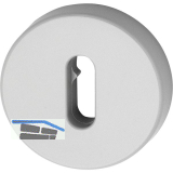 HEWI Schl�sselrosette 306.23 - lichtgrau