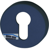 HEWI Zylinderrosette 306.23 stahlblau