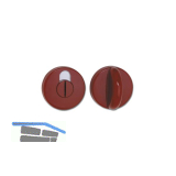 HEWI WC - Rosette 306.23 rubinrot