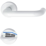 Dr�ckergarnitur 111.20 R - auf Rosette WC, 38 - 48, reinwei�