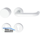 Wechselgarnitur 111.23 R/122.23 - auf Rosette PZ reinwei�