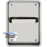 Turnhallenmuschel, 170 x 240 mm, rechts, PZ 88 mm, VK 8 mm, Edelstahl matt