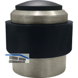 MARCHESI Boden- und Wandt�rpuffer, Gummi schwarz � 35 mm, Aluminium