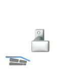 HOPPE T�rknopf - auf Rosette, zu 117GF/22, 65x40 30x70x10, silber elox