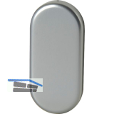 FSB Blindrosette 17 1757 oval, 32,5 x 70 x 7 mm, Aluminium silber eloxiert
