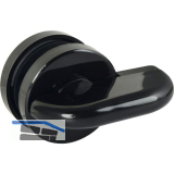 Trennwandverriegelung mit �berwurfriegel, schwarz