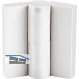 Trennwand-Aufschraubband Kunststoff wei�, links