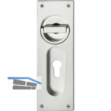 FSB Klappringmuschelgriff 4205, PZ 88 mm, Aluminium silber eloxiert