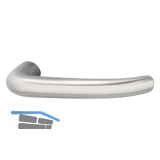 MARCHESI Dr�ckerlochteil BR�NN - ohne Rosette, VK 8 mm, Edelstahl matt