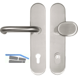 SH- Wechselgarnitur HARMONIE - auf Schild PZ88, mit Kzs., Edelstahl, RC2