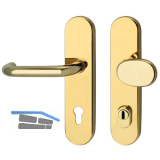 SH-Wechselgarnitur HARMONIE auf Schild PZ88, mit Kzs., PVD-messingf�rbig