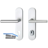 SH-Dr�ckergarnitur GEHRUNG - auf LS PZ88, TS wahlweise, mit Kzs., silber, RC2