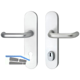 SH-Dr�ckergarnitur HARMONIE - auf LS PZ88, TS wahlweise, mit Kzs., silber, RC2