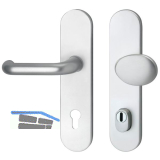 SH-Wechselgarnitur HARMONIE - auf LS PZ92, TS wahlweise, mit Kzs. silber, RC2