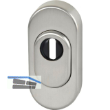 FSB Sicherheitsrosette 73 3249 oval PZ mit Kernziehschutz, Edelstahl matt