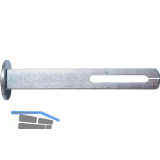 Wechselstift, 80 mm, VK 8 mm, Stahl verzinkt