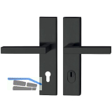 SH-Dr�ckergarnitur MALM�-auf Schild, �NORM, PZ88, mit Kzs. schwarz