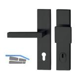 SH-Wechselgarnitur MALM�-�NORM PZ88, RC3, mit Kzs. schwarz