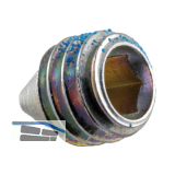 Gewindestift f�r Spaltstift und Keilschlitz, M 6 x 7 mm, Stahl vernickelt