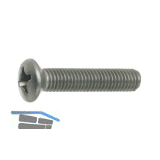 Stabilschraube M 4 x 42, Linsensenkkopf, Stahl verzinkt