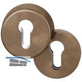 FSB Sicherheits-Zylinderrosette rund, Bronze