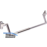 HEWI Panikstange 160XA40 o. Stift f�r BKS, 1011-1160mm, Edelstahl /Edelstahl