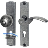 Sicherheits-Wechselgarnitur STUBAI PZ88, links, verzinkt schwarz hell passiviert